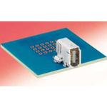 Conn Industrial Mini I/O PL 10 POS 1mm Solder RA SMD 10 Terminal 1 Port Cat 5e/Cat 6a T/R