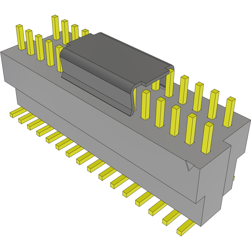 Samtec-BKT-131-05-L-V-A-P-TR Steckverbinderleisten und Leiterplattenbuchsen Conn Unshrouded Header HDR 31 POS 1mm Solder ST SMD TIGER CLAW™ T/R