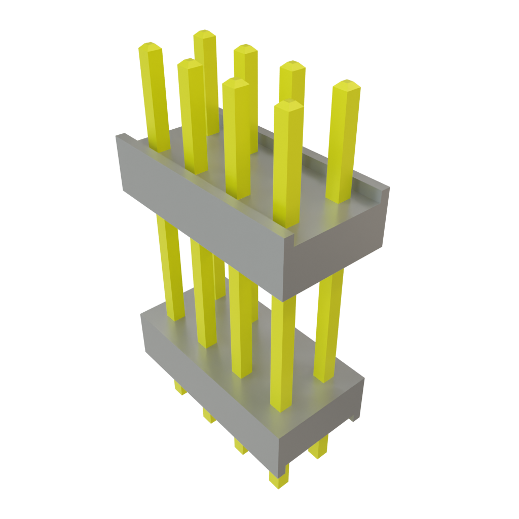 Samtec-DW-04-09-F-D-472 Steckverbinderleisten und Leiterplattenbuchsen Conn Board Stacker HDR 8 POS 2.54mm Solder ST Top Entry Thru-Hole Bulk