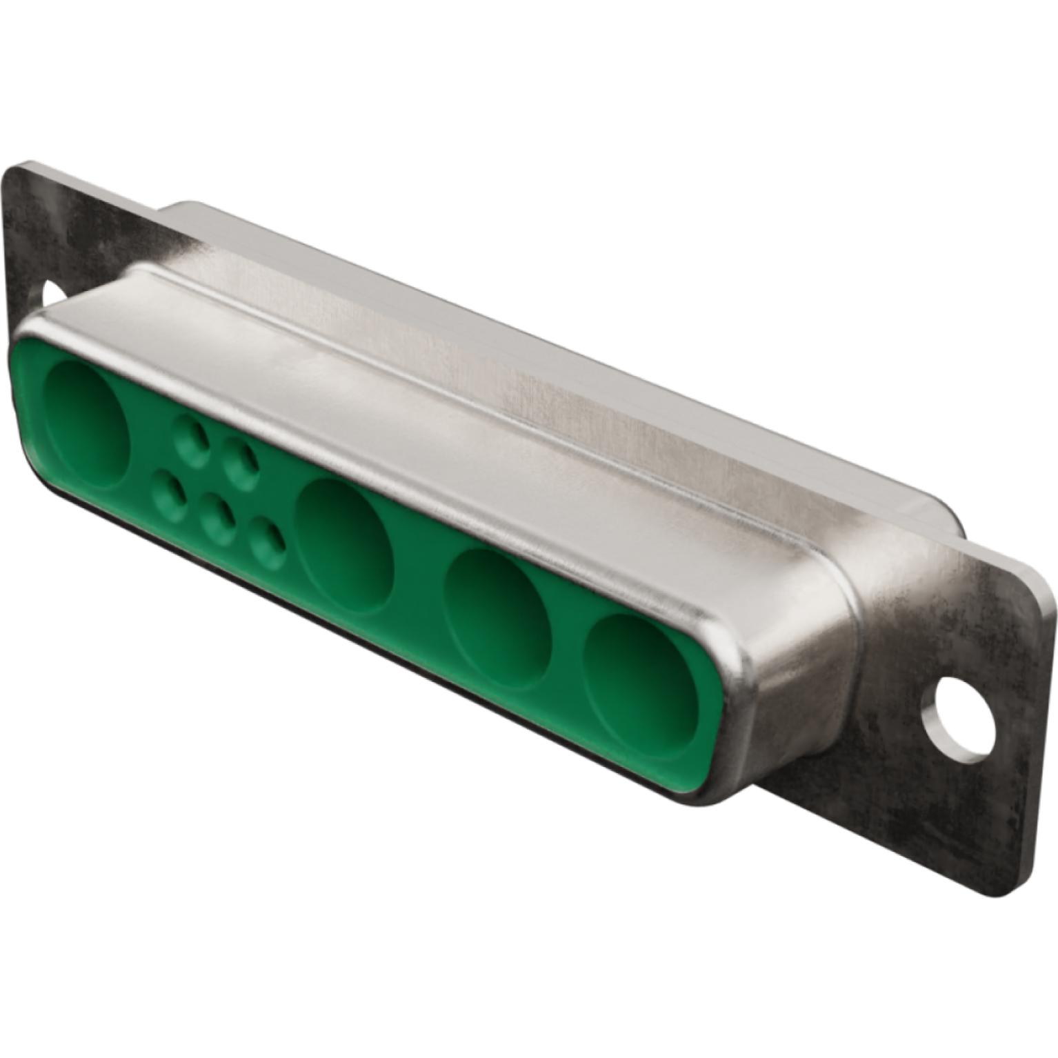 Molex-1731070062 Steckverbinder, D-Sub Conn D-Sub SKT 4Power/5Signal POS Solder Pot ST Panel Mount 9 Terminal 1 Port Carton