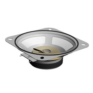 Same Sky (formerly CUI Devices)-GF1004M Speakers Speakers Ferrite 230Hz 10W 85dBA 8Ohm Square Solder Eyelet