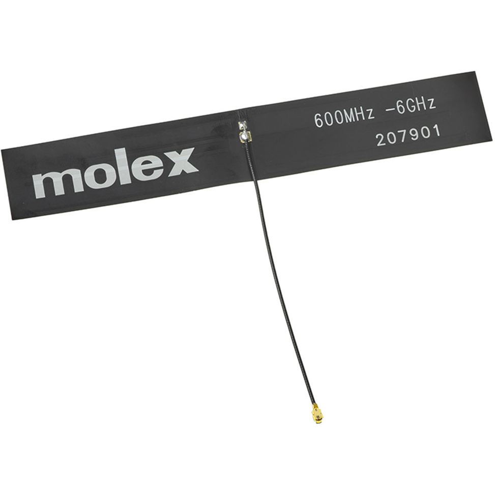 Molex-2079010100 Antenne Antenna LTE 5.4dBi Gain 960MHz/6000MHz Film