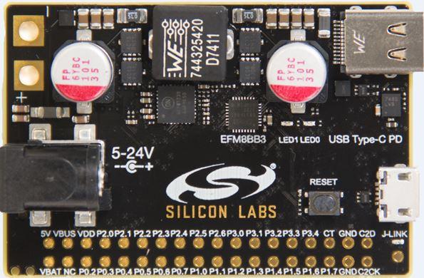 Silicon Labs-SLRDK1001A Sistema integrato, schede e kit di sviluppo EFM8BB3 Microcontroller Reference Design Board