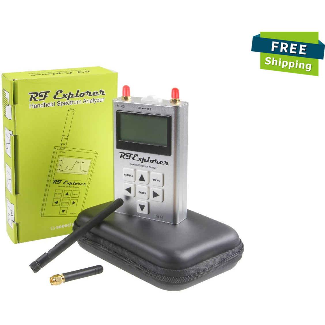 Seeed Technology Co.,Ltd-RF Explorer | 114990162 Spectrum Analyzers Handheld USB Interface 2.35GHz to 2.55GHz/4.85GHz to 6.1GHz Spectrum Analyzer