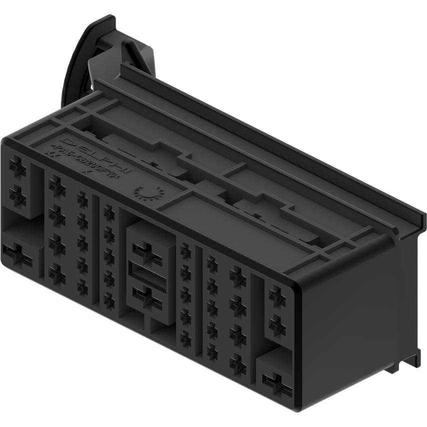 Delphi-13600376X Einzeladersteckverbinder, Gehäuse Conn Housing F 36 POS Crimp ST Cable Mount