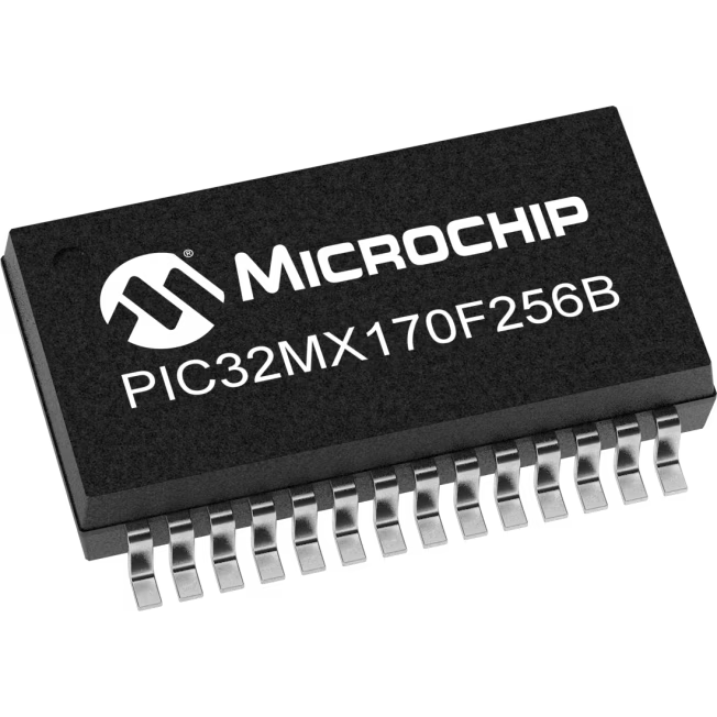 Microchip Technology-PIC32MX170F256BT-50I/SS Microcontrollers - MCUs MCU 32-bit MIPS32 M4K RISC 256KB Flash 2.5V/3.3V 28-Pin SSOP T/R