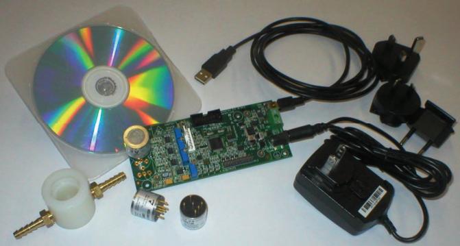 Amphenol-IR-EK2 Sensor Development Boards and Kits Infrared Gas Sensor Evaluation Kit