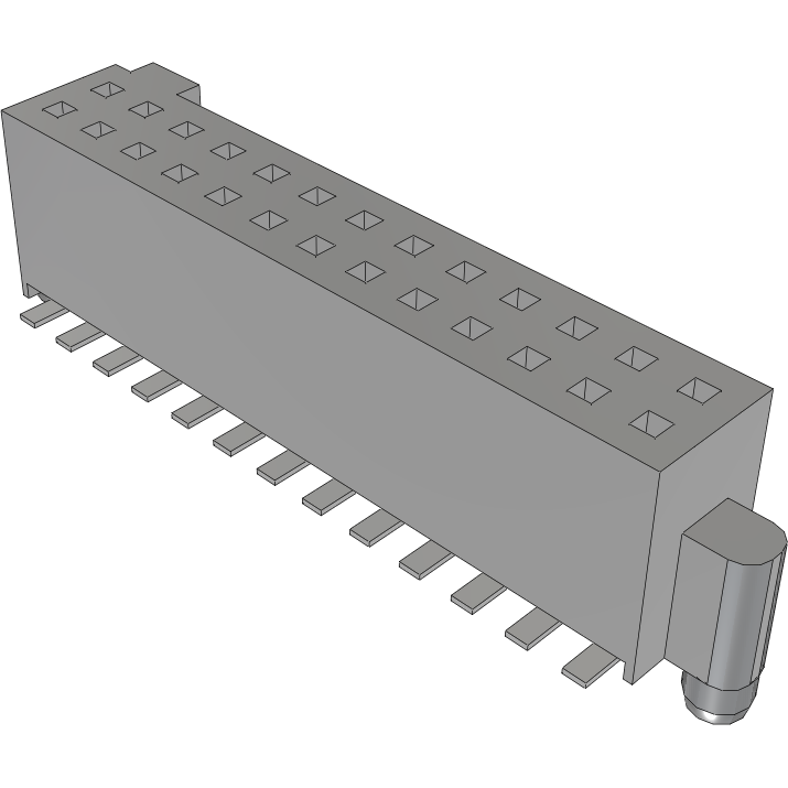 Samtec-SFM-113-L2-S-D-A Steckverbinderleisten und Leiterplattenbuchsen Conn Socket Strip SKT 26 POS 1.27mm Solder ST SMD TIGER EYE™ Tube