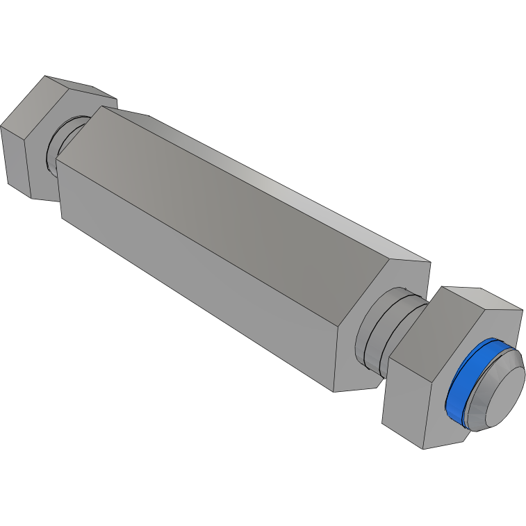 Samtec-SO-1415-02-01-02-L Distanzhülsen Standoff Hex M/M 4-40-THD 4.76mm-A/F 4.76mm-LG Stainless Steel 303