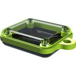 Black Polycarbonate Flange Mount Waterproof Pendant Enclosure with Looped Neon Green Seal <h4><strong>CALIFORNIA PROPOSITION</strong> ⚠️<strong>65 WARNING</strong>⚠️</h4>