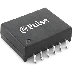 Pulse Electronics Corporation-HMU2102NLT 电信变压器 Telecom Transformer 1:1 0.45Ohm Prim. DCR 0.85Ohm Sec. DCR 12 Terminal Gull Wing SMD Automotive AEC-Q200