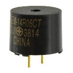 Audio Buzzer Magnetic 1Vo-p 1.7Vo-p 40mA 1.5Vo-p 85dB Through Hole Pin Tray