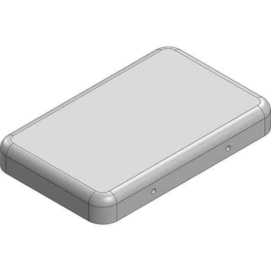 Masach Tech-MS233-20C-NS null 23.7 x 14.9 x 3mm Two-piece Drawn-Seamless RF Shield/EMI Shield COVER (Nickel-Silver)