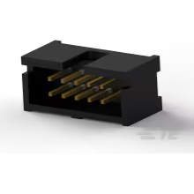 TE Connectivity-5103310-1 Steckverbinderleisten und Leiterplattenbuchsen Conn Shrouded Header (4 Sides) HDR 10 POS 2.54mm Solder RA Side Entry Thru-Hole Tube