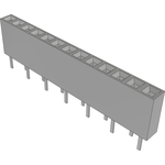 Conn Socket Strip SKT 13 POS 2.54mm Solder ST Top Entry Thru-Hole TIGER CLAW™ Tube