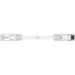 Ethernet Cable Assembly Cat 5e Patch 2.13m 24AWG RJ-45 to RJ-45