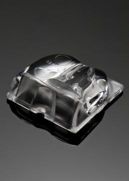 LEDIL OY-C13118_STRADA-SQ-A-T Lenti ottiche Square Optical Lens Clear PMMA Glue/Pin/Screw Box