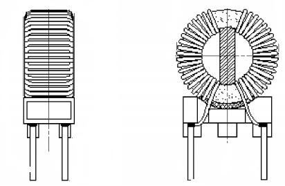 knitter-switch-ICSC10415600LVS2 Gleichtakt-Drosseln Common Mode Chokes Dual 100uH 10kHz 1.5A 0.08Ohm DCR Thru-Hole