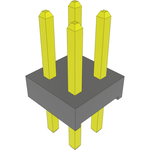 Conn Unshrouded Header HDR 4 POS 2mm Solder ST Top Entry Thru-Hole Bulk