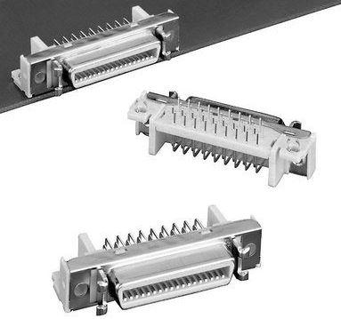 3M-10226-55G3PC Steckverbinder, SCSI Conn Mini D Ribbon RCP 26 POS 1.27mm Solder RA Thru-Hole 26 Terminal 1 Port