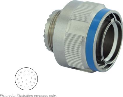 SOURIAU-D38999/26FC35AB Steckverbinder, rund Conn Circular PIN 22 POS Crimp ST Cable Mount 22 Terminal 1 Port