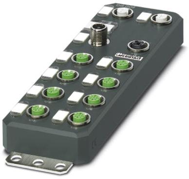 PHOENIX CONTACT-2701532 Schnittstellenmodule Axioline E, Digital I/O device, Ethernet, M12 fast connection technology, Digital inputs: 8, 24 V DC, connection method: 4-wire, Digital outputs: 8, 24 V DC, 500 mA, connection method: 3-wire, Plastic housing, degree of protection: IP65/67
