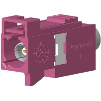 Amphenol RF-FA1-NHSJ-C04-6 RF-Steckverbinder Conn SMB 0Hz to 6GHz 50Ohm Crimp ST Cable Mount RCP Gold Over Nickel Over Copper Tray
