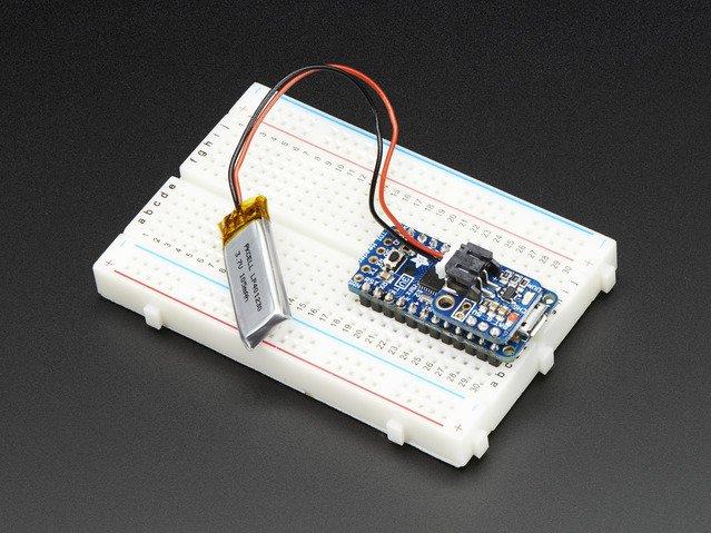 Adafruit Industries-2124 Energiemanagement, Entwicklungsplatinen und -kits Battery Charger Add-On Board