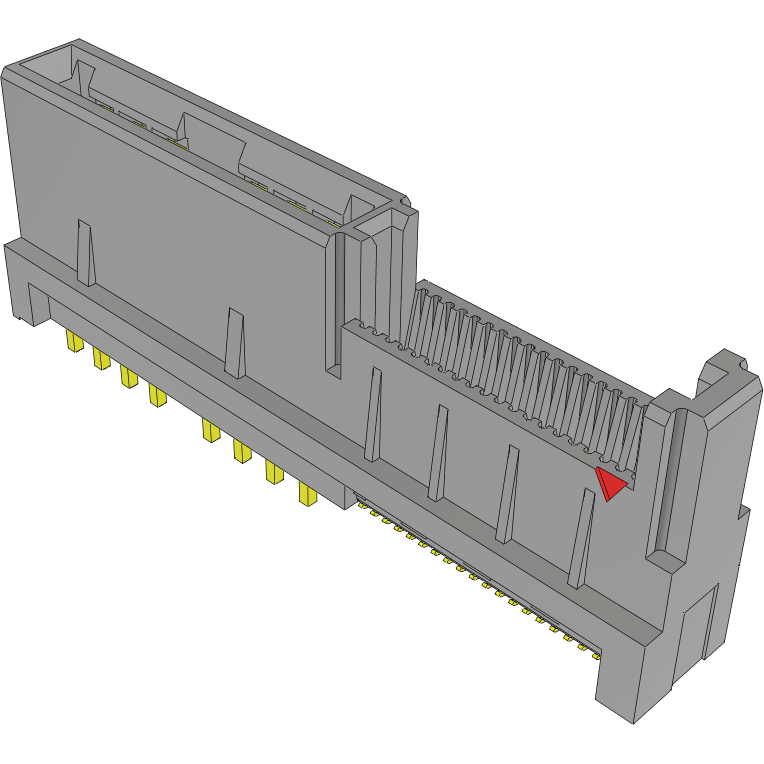 Samtec-HSEC8-120-01-L-PV-4-1 Connector Card Edge Conn High Speed Combo Card Edge SKT 4Power/40Signal POS (2.5mm/4.5)mm/0.8mm Solder ST SMD/Thru-Hole EDGE RATE® Tray