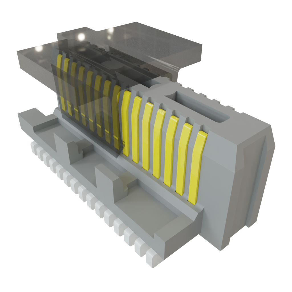 Samtec-ST4-15-1.00-L-D-P-TR Steckverbinderleisten und Leiterplattenbuchsen Conn Fine Pitch Connector HDR 30 POS 0.4mm Solder ST SMD T/R