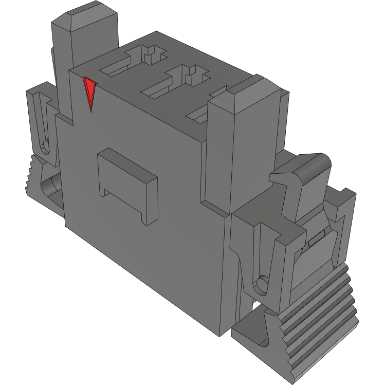 Samtec-IMS5-03-02 Connector Discrete Wire Housing Conn Housing RCP 3 POS 5mm Crimp ST Cable Mount Black Bulk