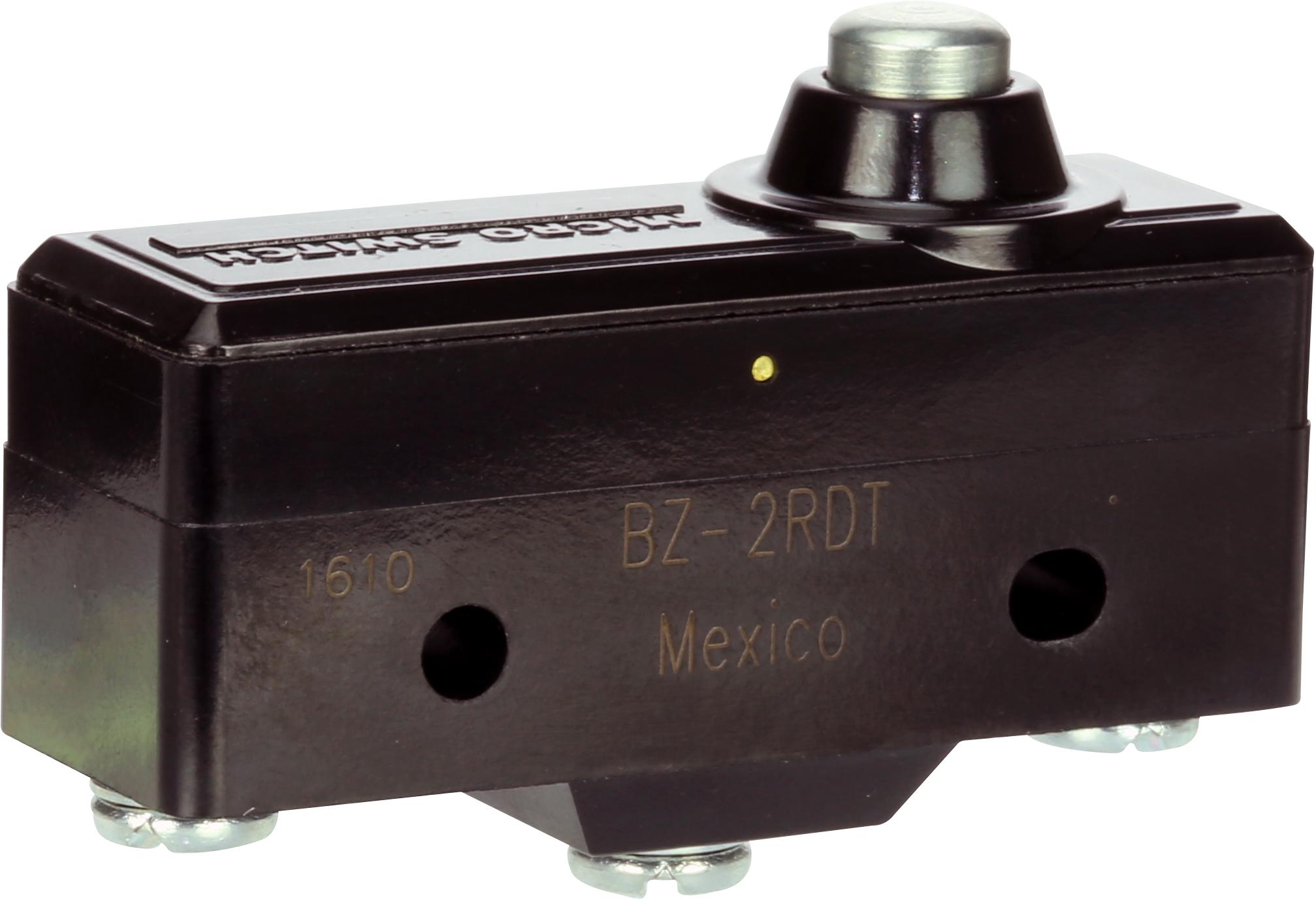 Honeywell-BZ-2RDT Azione interruttore Switch Snap Action N.O./N.C. SPDT Low Overtravel Plunger 16A 480VAC 250VDC 186.42VA 3.61N Screw Mount Screw