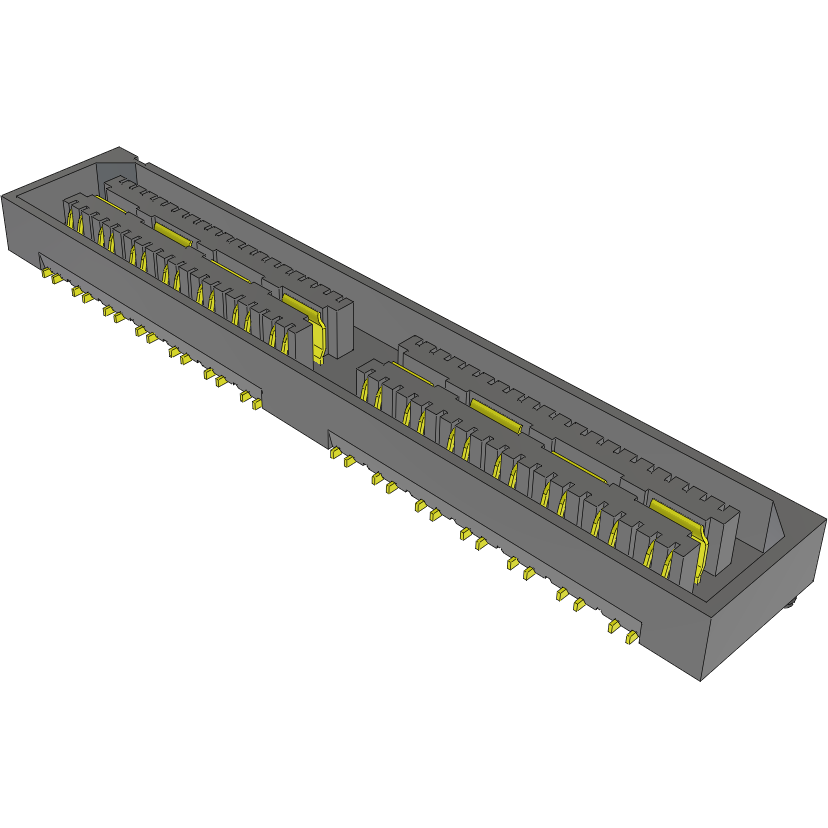 Samtec-QSE-028-01-H-D-DP-A Steckverbinderleisten und Leiterplattenbuchsen Conn High Speed Socket Strip SKT 56 POS 0.8mm Solder ST SMD Tray