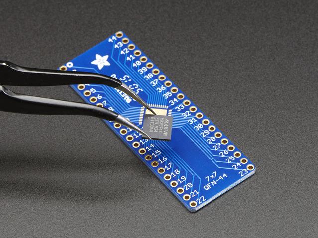 Adafruit Industries-1162 null SMT Breakout PCB for 44-QFN or 44-TQFP - 3 Pack
