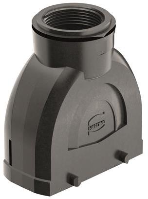 HARTING Technology Group-19430160426 Backshells Hood 180° 16/B Shell Size Glass Fibre Reinforced Polyamide Double Lock