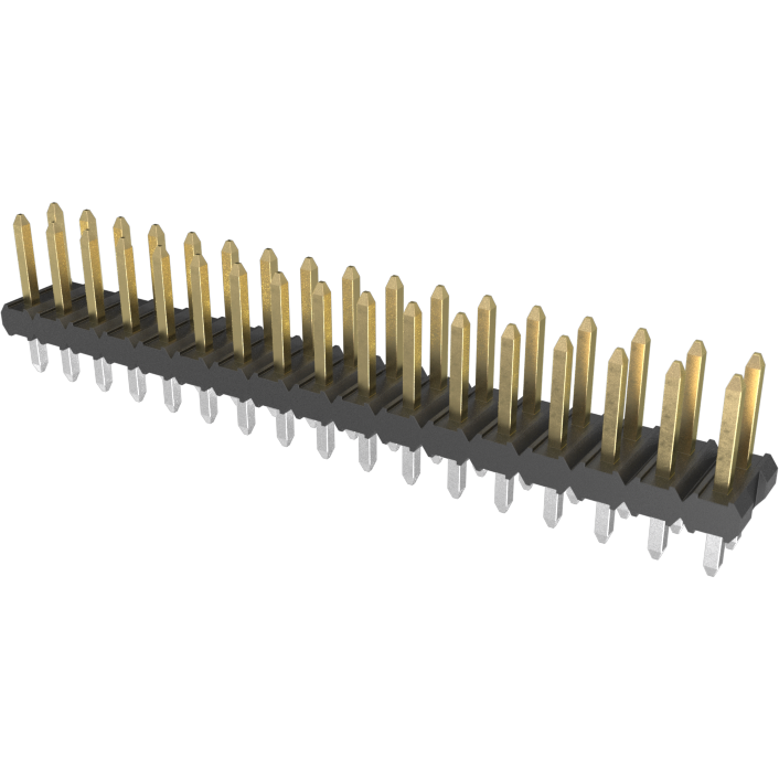 Amphenol Communications Solutions-10075024-G01-17ULF Steckverbinderleisten und Leiterplattenbuchsen Minitek®, Board/Wire to Board Connectors, Unshrouded Headers - Through Hole - Double row - 34 Positions - 2mm (0.079inch) - Vertical