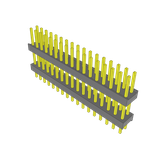 Conn Board Stacker HDR 34 POS 2.54mm Solder ST Top Entry Thru-Hole Bulk