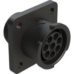 Conn Circular SKT 8 POS Crimp ST Flange Mount 8 Terminal 1 Port Bag