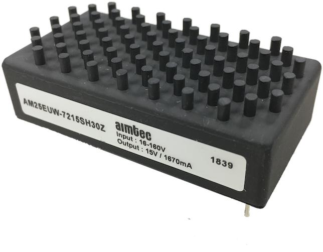Aimtec-AM25EUW-7212SH30ZK DC/DC-Wandler und Spannungsreglermodul Module DC-DC 72VIN 1-OUT 12V 2.08A 25W 6-Pin