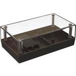 Clear Top Desktop Enclosure with 9V Battery Compartment, 5.62x3.25x2.00in. <h4><strong>CALIFORNIA PROPOSITION</strong> ⚠️<strong>65 WARNING</strong>⚠️</h4>