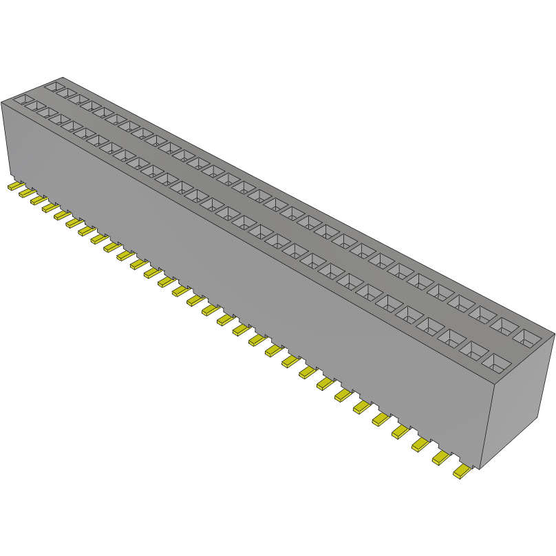 Samtec-RSM-130-02-F-D Steckverbinderleisten und Leiterplattenbuchsen Conn Socket Strip SKT 60 POS 1.27mm Solder ST Top Entry SMD Tube