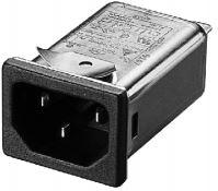 Delta Electronics-10GENG3E Module d’admission d’alimentation Power Entry Module Filtered M 3 POS 250VAC 10A ST 1 Port