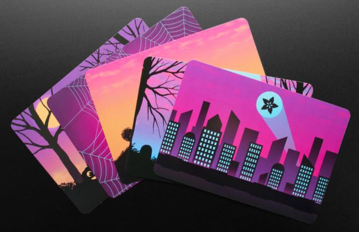 Adafruit Industries-3912 Productos, misceláneos Halloween Cards (set of 5)