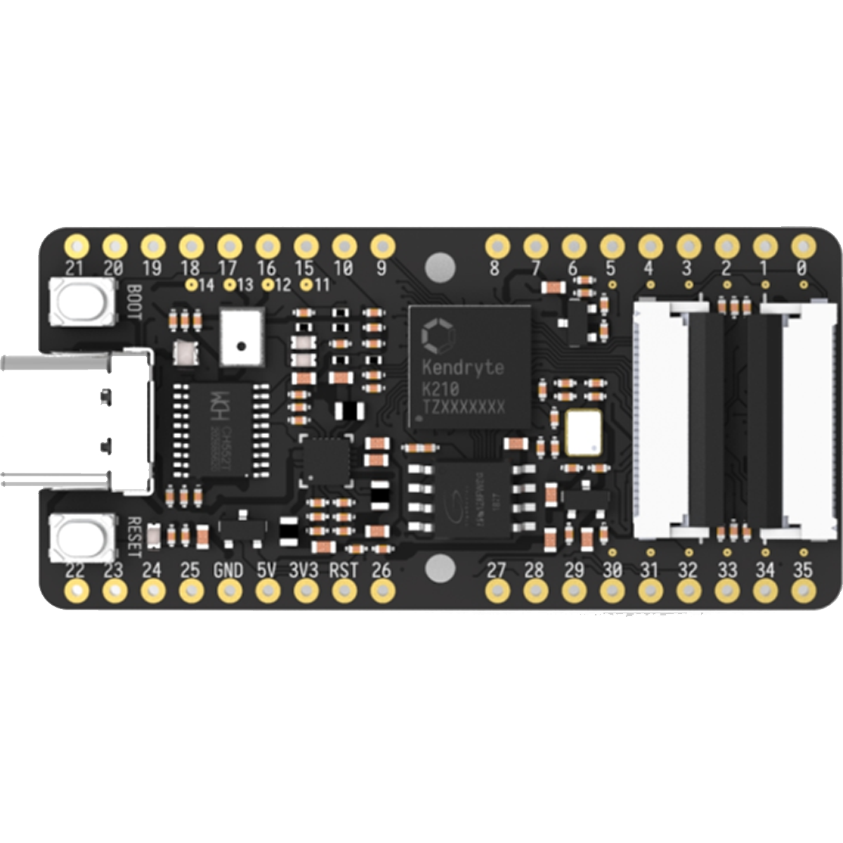 Seeed Technology Co.,Ltd-102991150 Embedded System Development Boards and Kits K210 Application Processor and SOC Development Tool 400MHz CPU 8MB RAM 8MB/16MB/128MB Flash