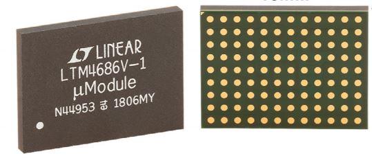 Analog Devices-LTM4686EV-1#PBF DC/DC-Wandler und Spannungsreglermodul Ultrathin Dual 10A or Single 20A μModule Regulator with Digital Power System Management