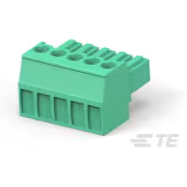 TE Connectivity-284506-5 Steckverbinder, Klemmenblöcke Conn Eurostyle Block PL 5 POS 3.5mm Solder RA Cable Mount 11A/Contact Carton