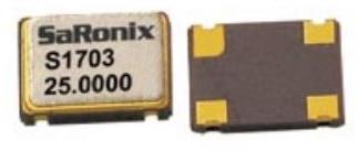 Diodes Incorporated-S1703B-25.0000 SMD-Quarzoszillator Oscillator XO 25MHz ±50ppm 15pF HCMOS 60% 3.3V 4-Pin CSMD Bulk