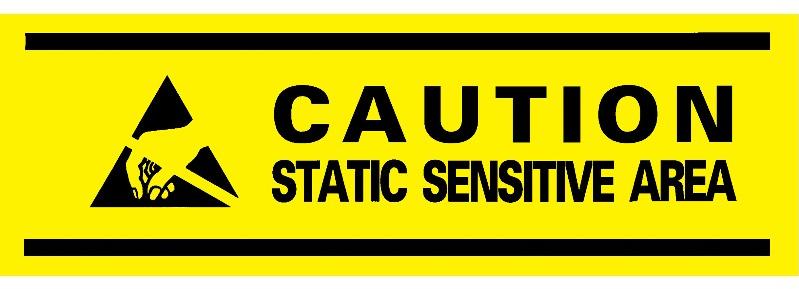 Desco Industries-81800 Bänder und Klebebänder Tapes Marking Tape Quick-Stick Black/Yellow Vinyl 16.46m