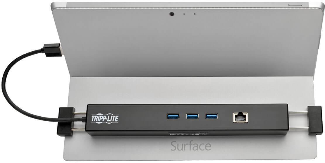 Eaton-U342-GU3 Schnittstellenmodule Surface Pro, USB-A and Gigabit Ethernet Ports Supports data transfer rates up to