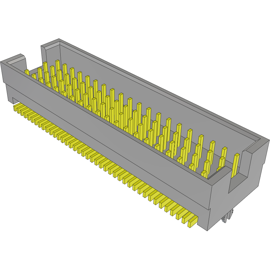 Samtec-TOLC-120-02-F-Q-LC Piastre connettori e prese PCB Conn Shrouded Header (4 Sides) HDR 80 POS 0.635mm Solder ST SMD Tube